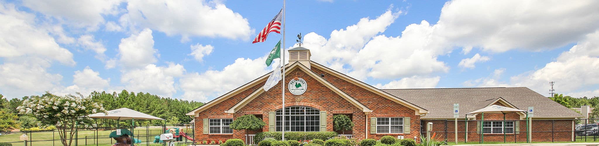 Exterior of a Primrose School at Hope Valley Farms