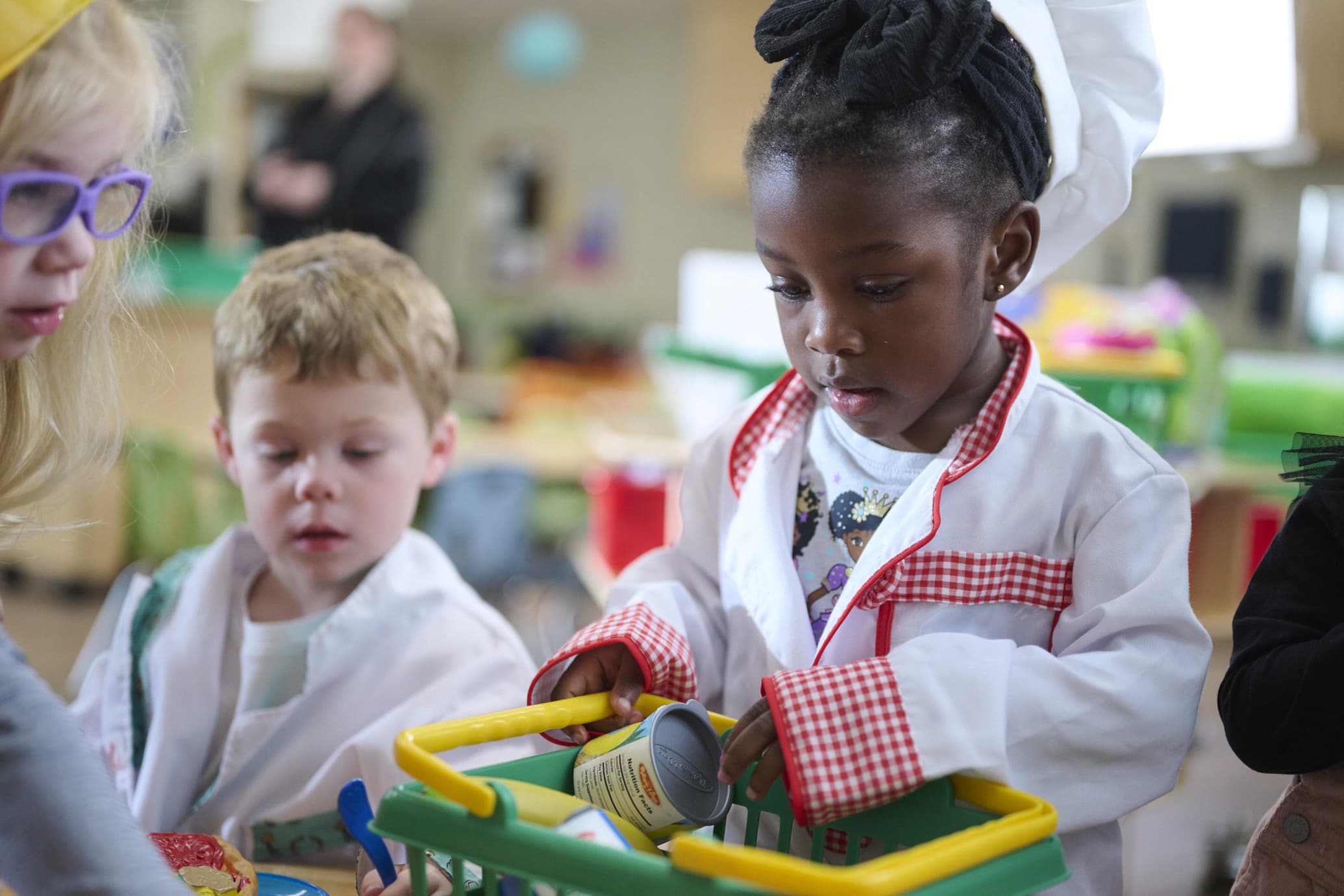 preschool children playing together